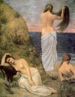 Pierre-Cecile Puvis de Chavannes - Young Girls by the Sea